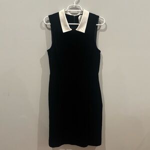 Mise en Scène by Ruffian Velvet Black Dress from Anthropologie